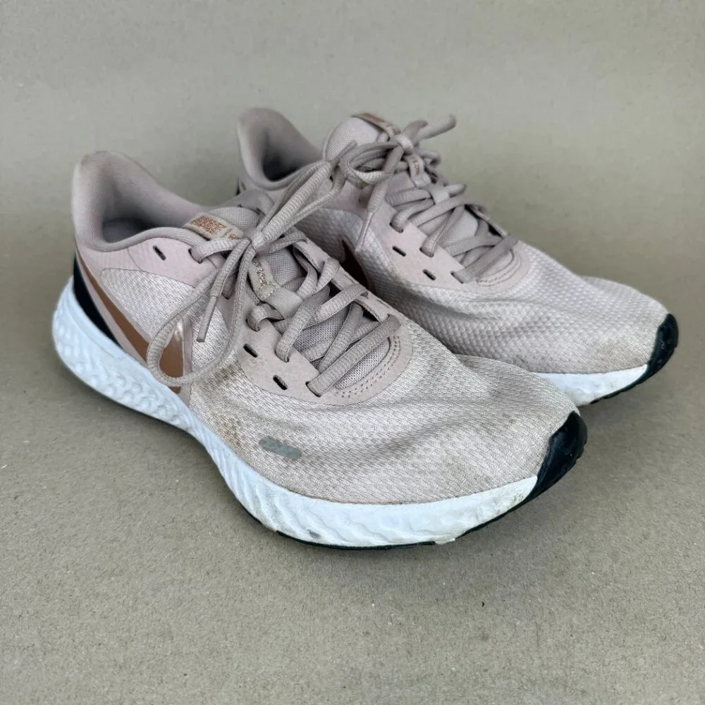 Nike Revolution 5, Barley Rose, Women's 9 - Picture 9 of 9